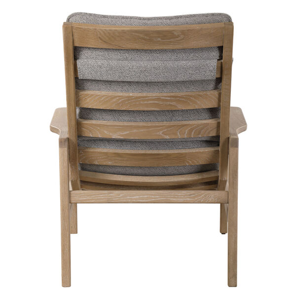 Isola Charcoal and White Accent Chair, image 7