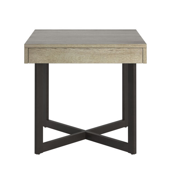 Hunter White End Table with One Drawer, image 1