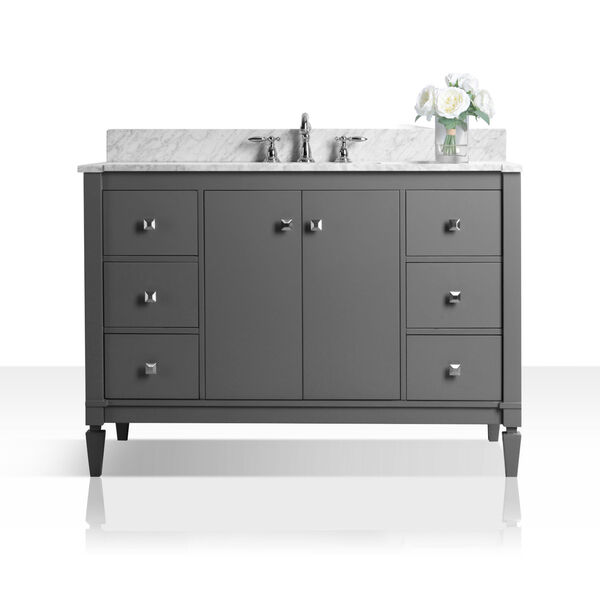 Kayleigh Sapphire Gray 48-Inch Vanity Console, image 1
