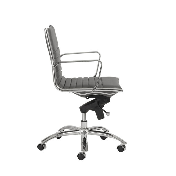Dirk Gray 27-Inch Low Back Office Chair, image 3