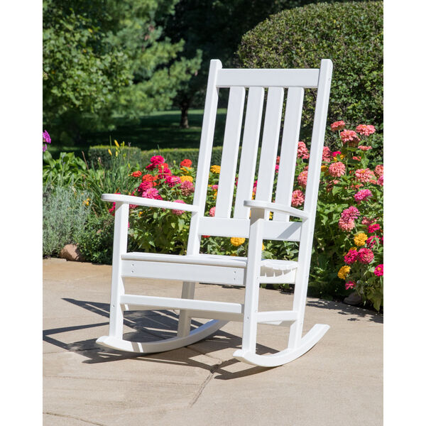 Vineyard Black Porch Rocking Chair, image 2