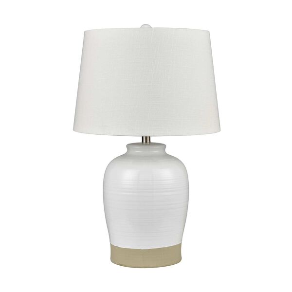 Peli White and Gray 28-Inch One-Light Table Lamp, image 2