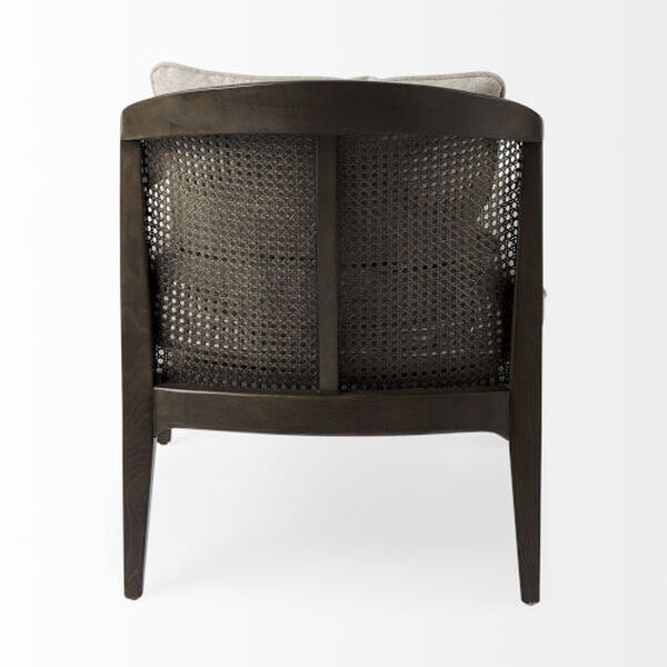 Landon Dark Brown and Gray Accent Chair, image 4