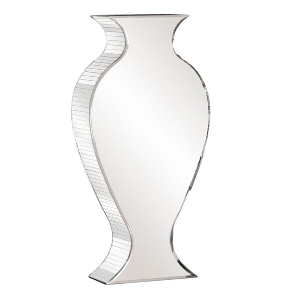 Mirrored 28-Inch Tall Vase, image 1