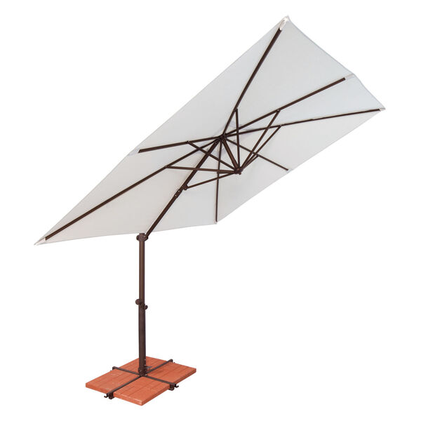 Skye Really Red and Bronze Cantilever Umbrella, image 2