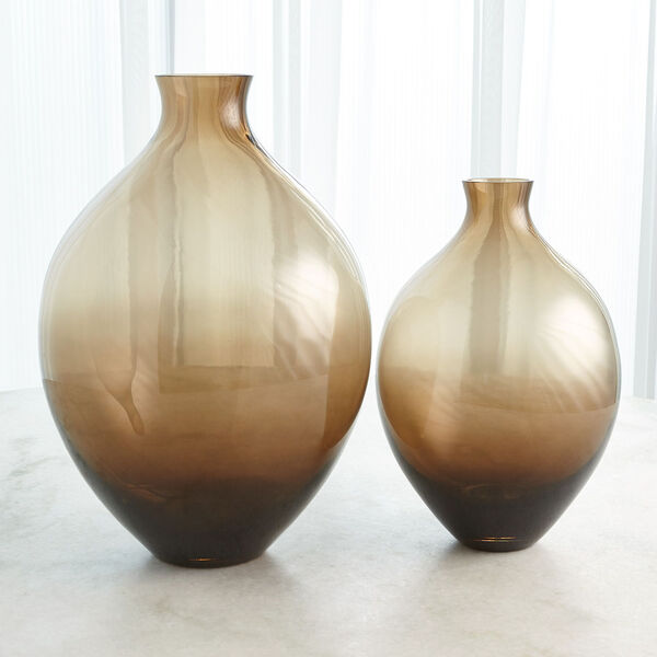 Amphora Topaz Small Glass Vase, image 4