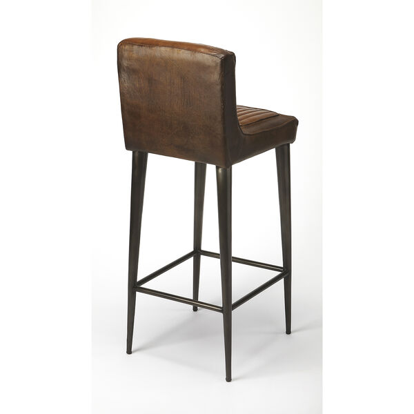 Butler Maxwell Leather Bar Stool, image 4