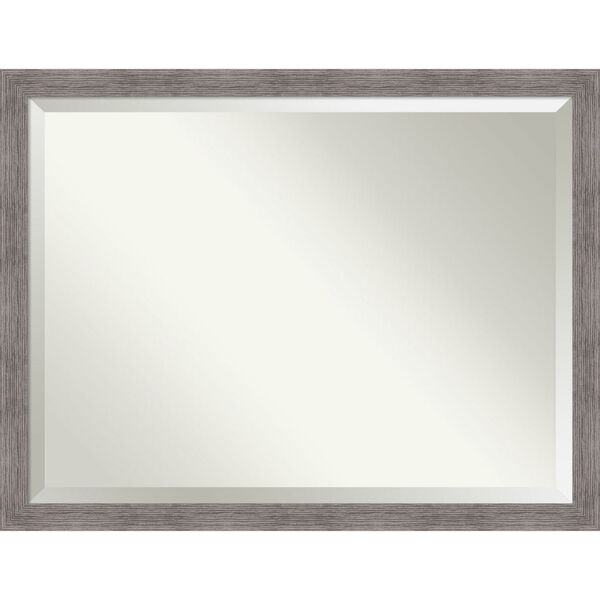 Pinstripe Gray 44W X 34H-Inch Bathroom Vanity Wall Mirror, image 1