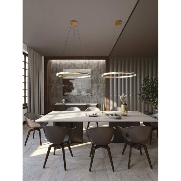 Glo Two-Light Integrated LED Pendant, image 2