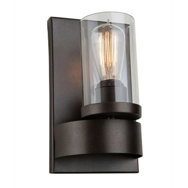 Hayes Dark Chocolate One-Light Wall Sconce, image 1