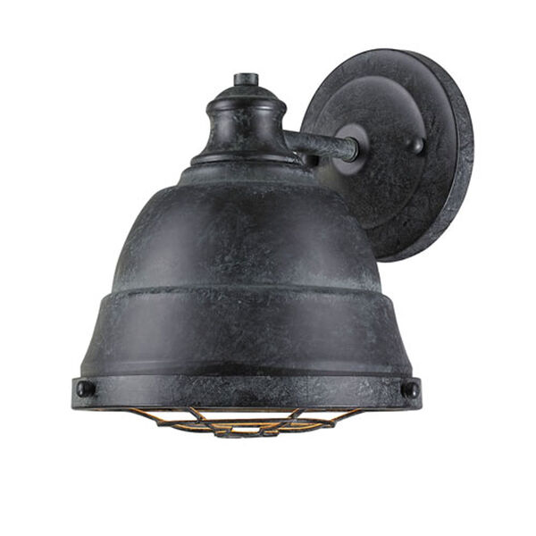Fulton Black Patina One-Light Cage Wall Sconce, image 2