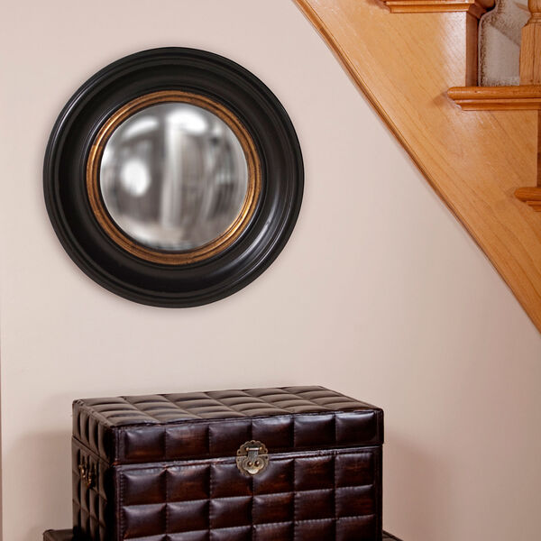 Albert Black Round Mirror, image 2