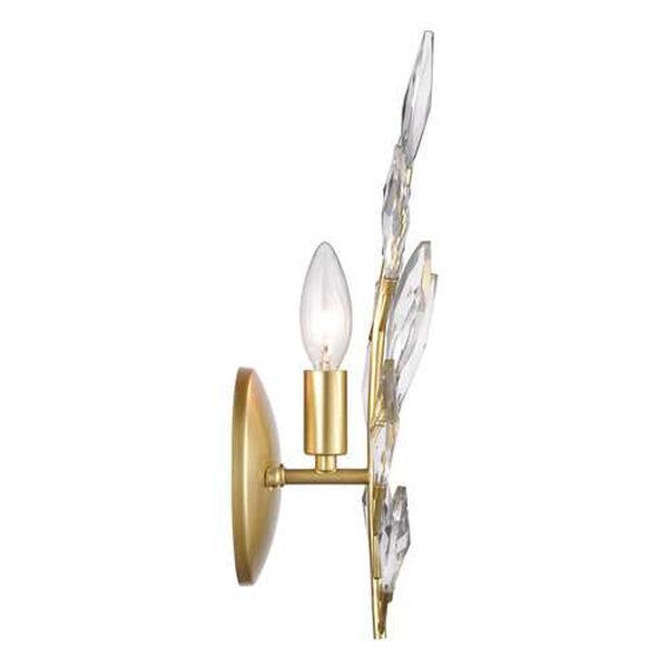 Flora Grace Champagne Gold One-Light Wall Sconce, image 4
