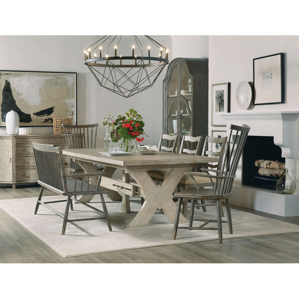 Alfresco Light Tusk Rectangle Dining Table, image 2