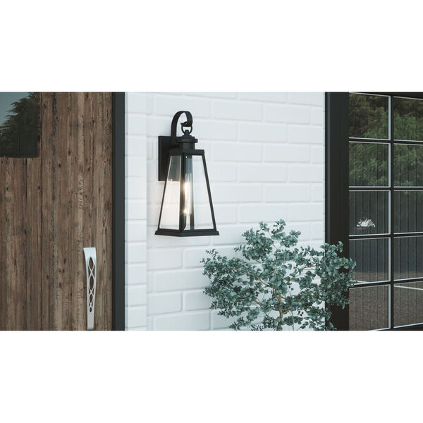 Paxton Matte Black Seven-Inch One-Light Outdoor Wall Sconce, image 3