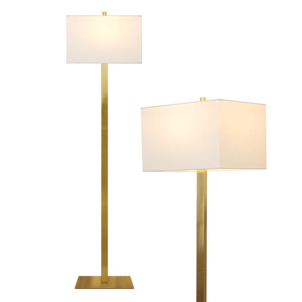 Stella Brass LED Floor Lamp, image 1