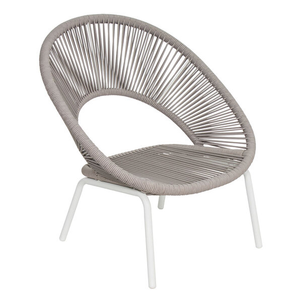Archipelago Ionian Lounge Chair in Coconut White, Cardamom Taupe, image 1