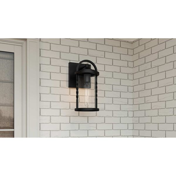 Reece Earth Black One-Light Outdoor Wall Mount, image 2