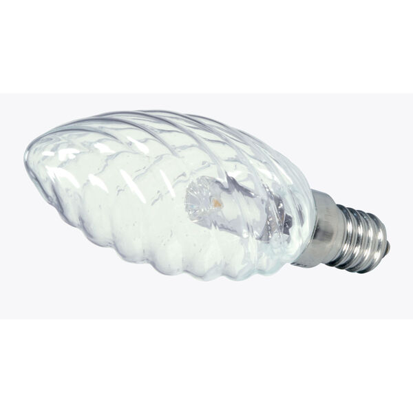 SATCO Crystal LED BA9 1/2 1 Watt Candle LED Light Bulb with 2700K 25 Lumens CRI and 360 Degrees Beam, image 2