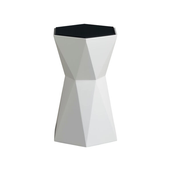 Martini Black and White End Table, image 1