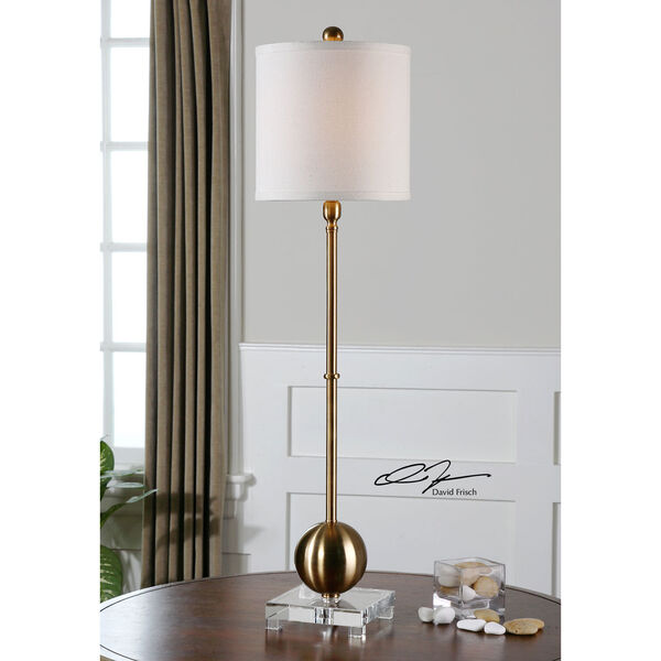 Laton Brass One-Light Buffet Lamp, image 3