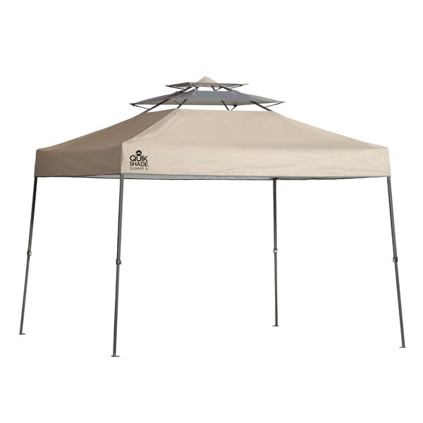 Taupe and Graphite 10 x 10 Ft. Straight Leg Canopy, image 1