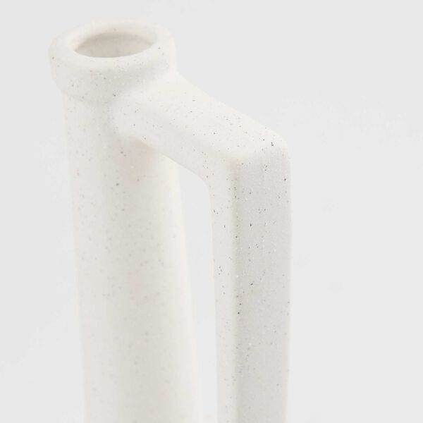 Burton White Ceramic Jug Vase, image 6