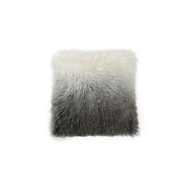 Lamb Fur Pillow Light Grey Spectrum, image 1