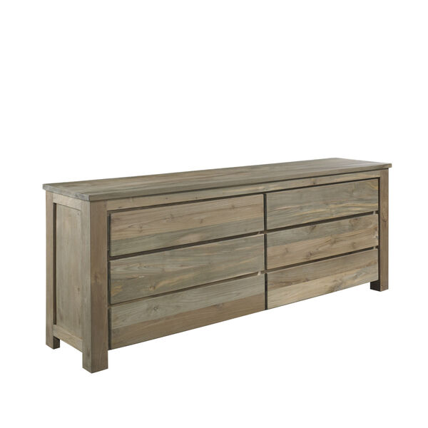 Stockholm Natural Recycled Teak Chest, image 1