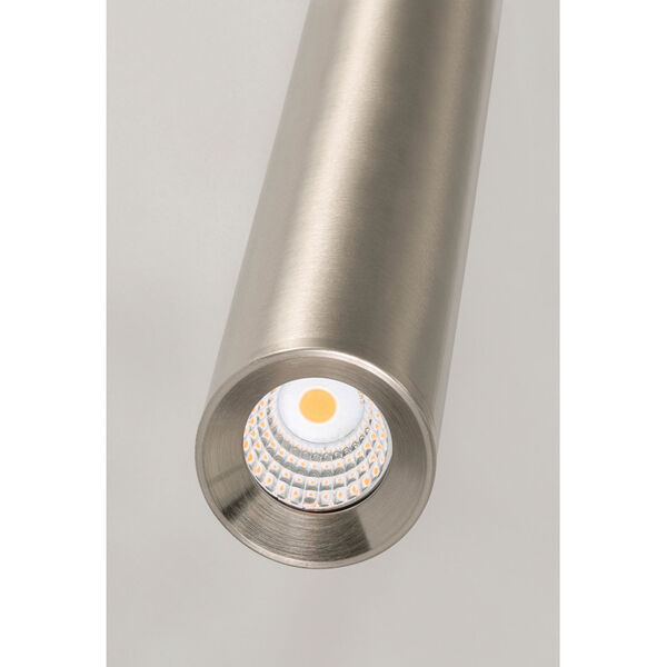 Eli Satin Nickel One-Light Integrated LED Mini Pendant, image 3