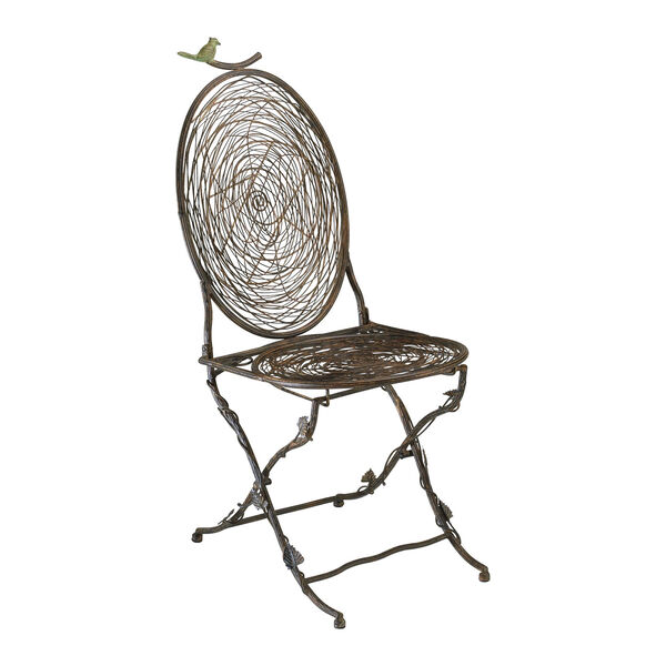 Muted Rust Bird Chair, image 1