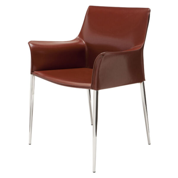 Colter Bordeaux Dining Chair, image 1
