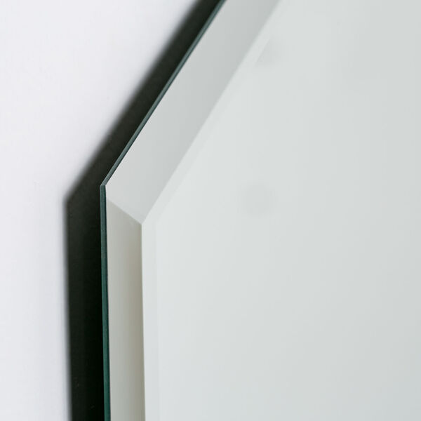 Beveled Edge Octagon Frameless Wall Mirror, image 4