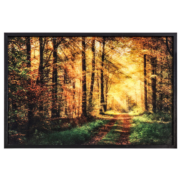 Green Yellow and Brown 36-Inch The Road Trave LED Landscape, image 1