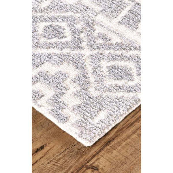 Asher Gray White Area Rug, image 3