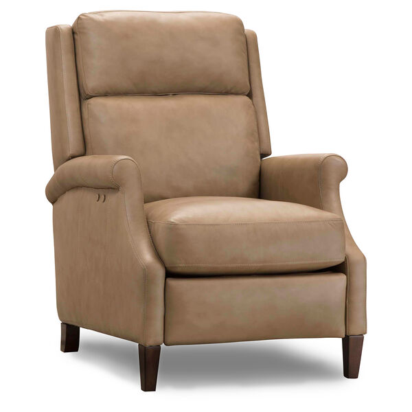 Allie Tan Leather Power Recliner, image 1