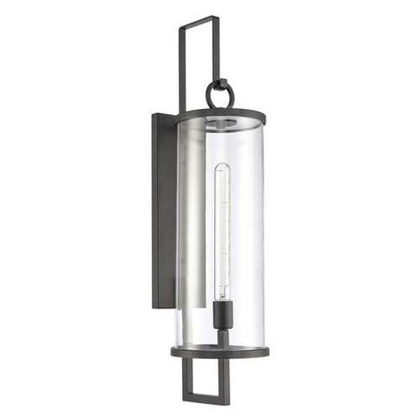 Hopkins Charcoal Black One-Light Outdoor Wall Sconce, image 2