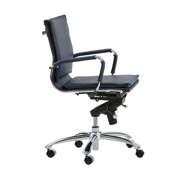 Gunar Blue 26-Inch Pro Low Back Office Chair, image 3
