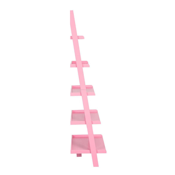 American Heritage Light Pink Bookshelf Ladder, image 6