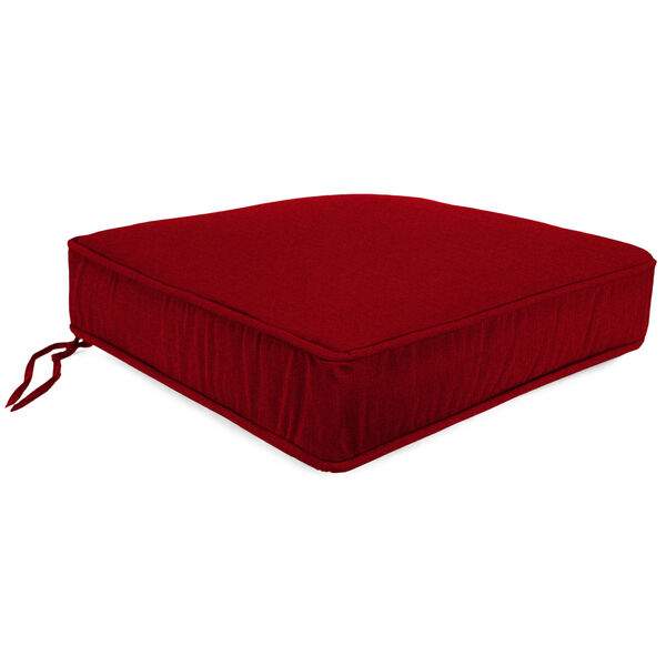 Hust Texture Berry Outdoor Boxed Edge Deep Seat Cushion, image 1