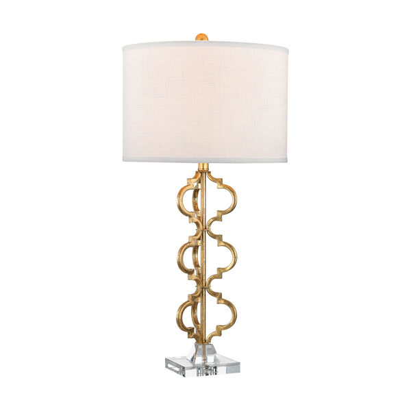 Castile Gold Leaf One-Light Table Lamp, image 1