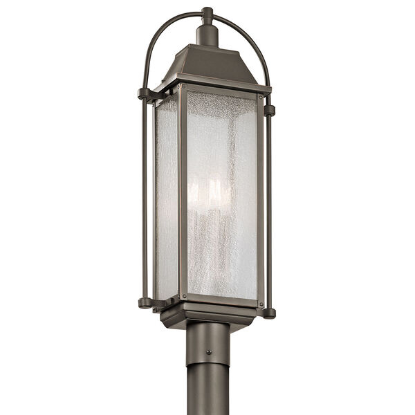 Harbor Row Olde Bronze Four-Light Outdoor Post Lantern, image 1