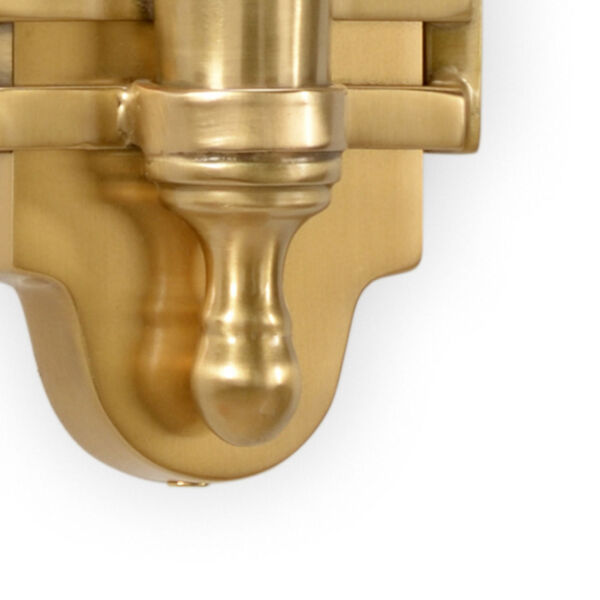 Orpheum Antique Brass and Charcoal Wall Sconce, image 2