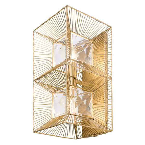 Arcade Gold Two-Light Wall Sconce, image 3
