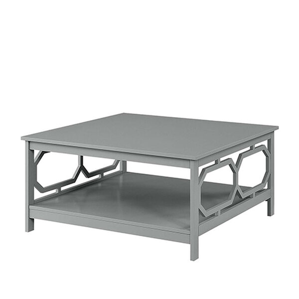 Omega Gray Square 36-Inch Coffee Table, image 3