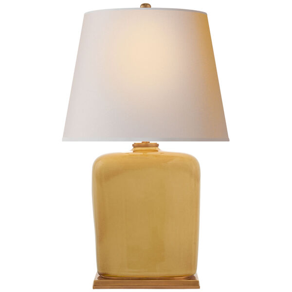 Mimi Table Lamp in Light Honey with Natural Paper Shade by Thomas O'Brien, image 1