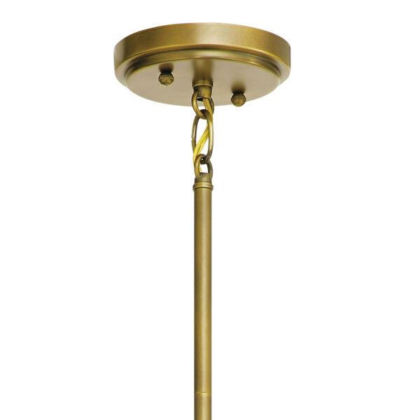 Alton Natural Brass 27-Inch Five-Light Chandelier, image 2
