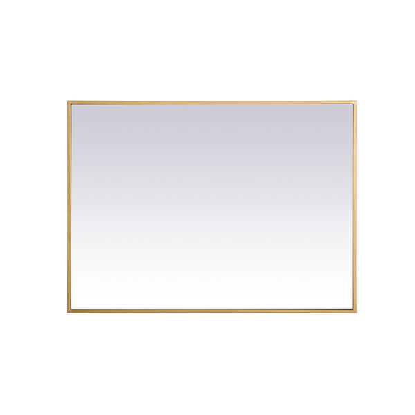 Eternity Brass 27-Inch Rectangular Mirror, image 6