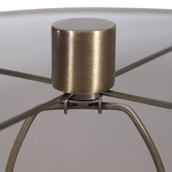 Taria Antique Brushed Brass Table Lamp, image 3