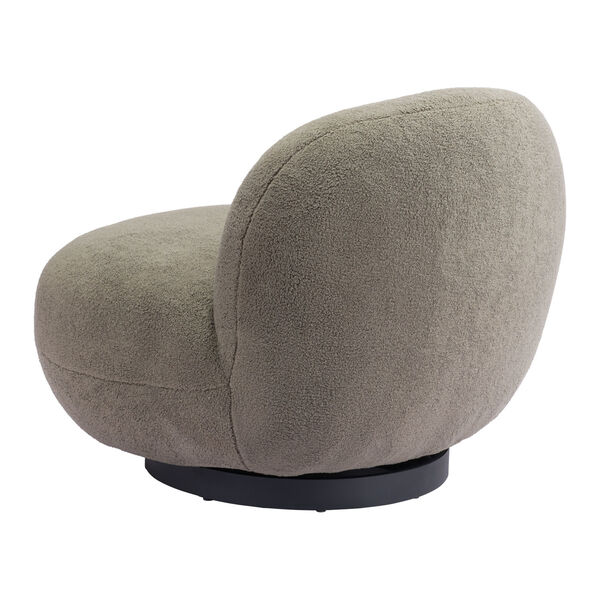Myanmar Green and Matte Black Accent Chair, image 5